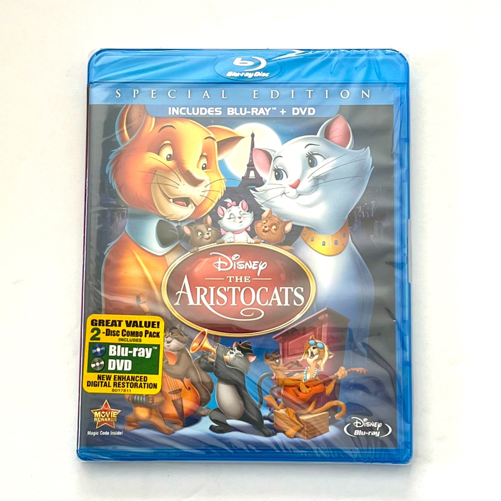 Disney Special Edition The Aristocats Blu-Ray + DVD 2-Pack NEW